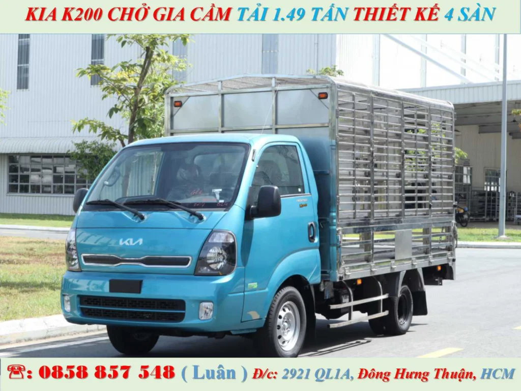 KIA K200 CHỞ GIA CẦM