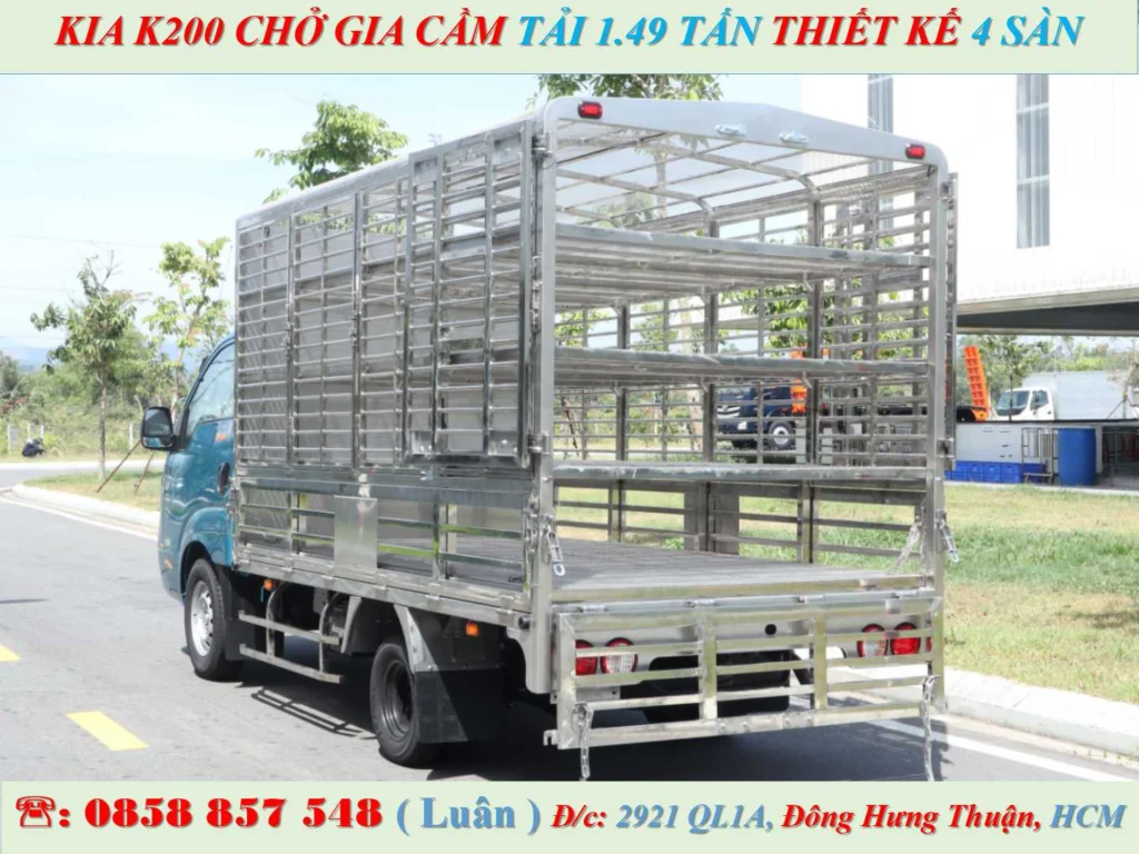 KIA K200 CHỞ GIA CẦM