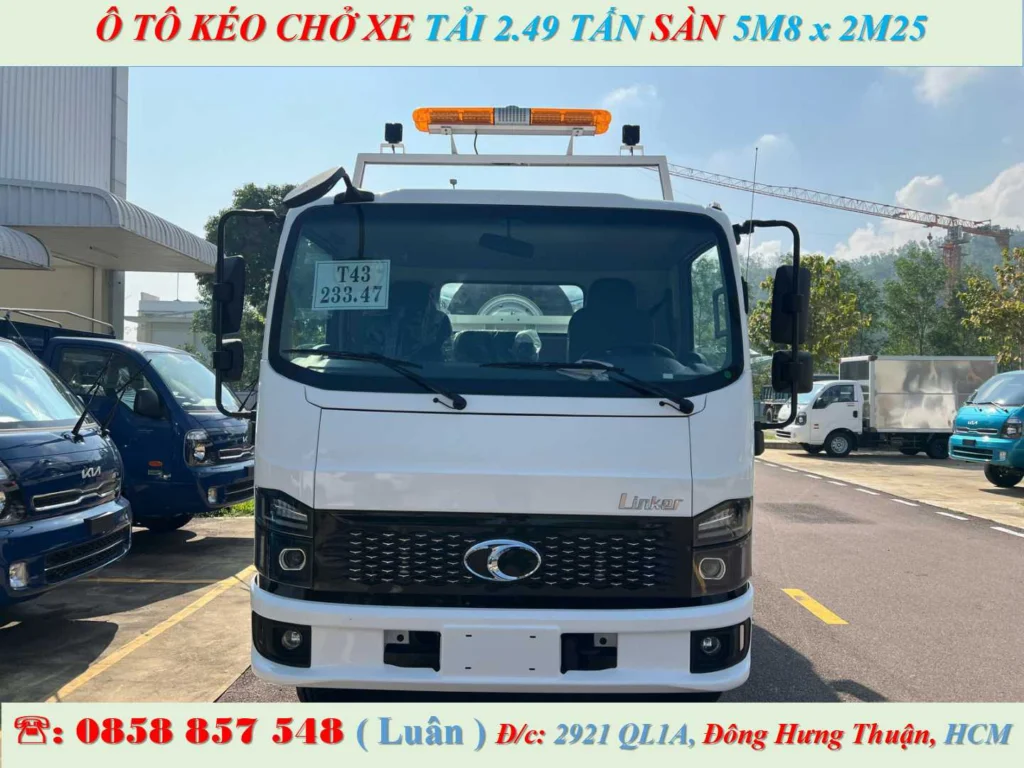 Ô TÔ KÉO CHỞ XE 2.49 TẤN