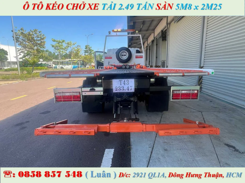Ô TÔ KÉO CHỞ XE 2.49 TẤN