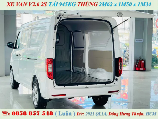 Alternative view of XE VAN THACO TOWNER V2.6 2 CHỖ THÙNG 2M6 TẢI 945KG