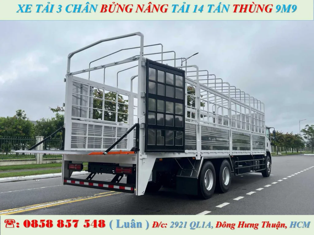 thaco linker t2 24 bửng nâng
