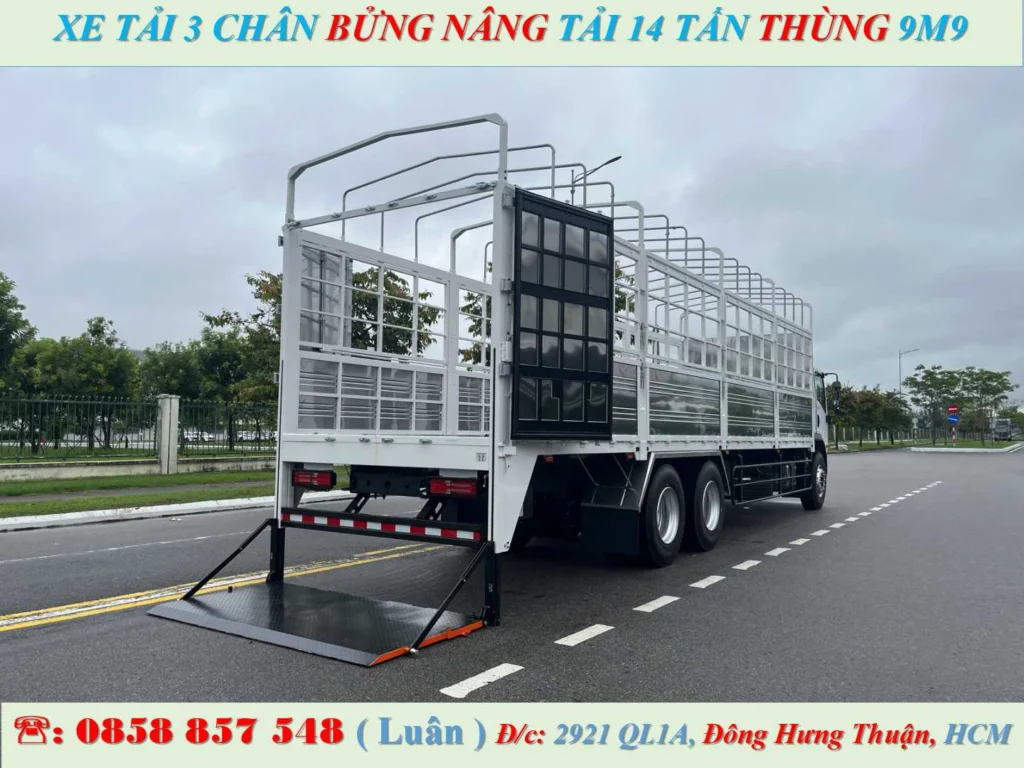 thaco linker t2 24 bửng nâng