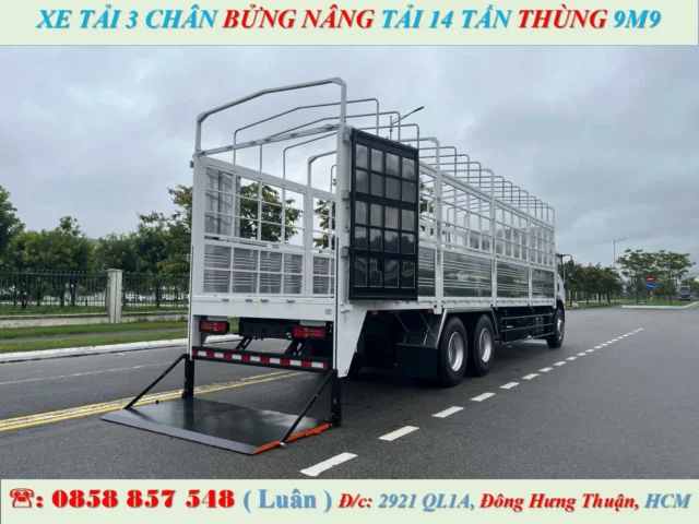 thaco linker t2 24 bửng nâng