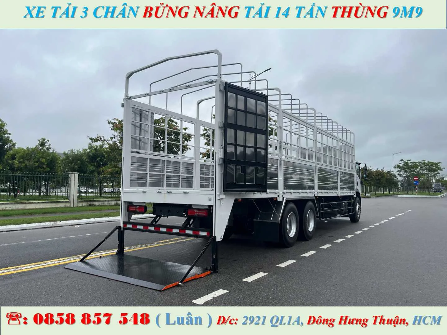 thaco linker t2 24 bửng nâng